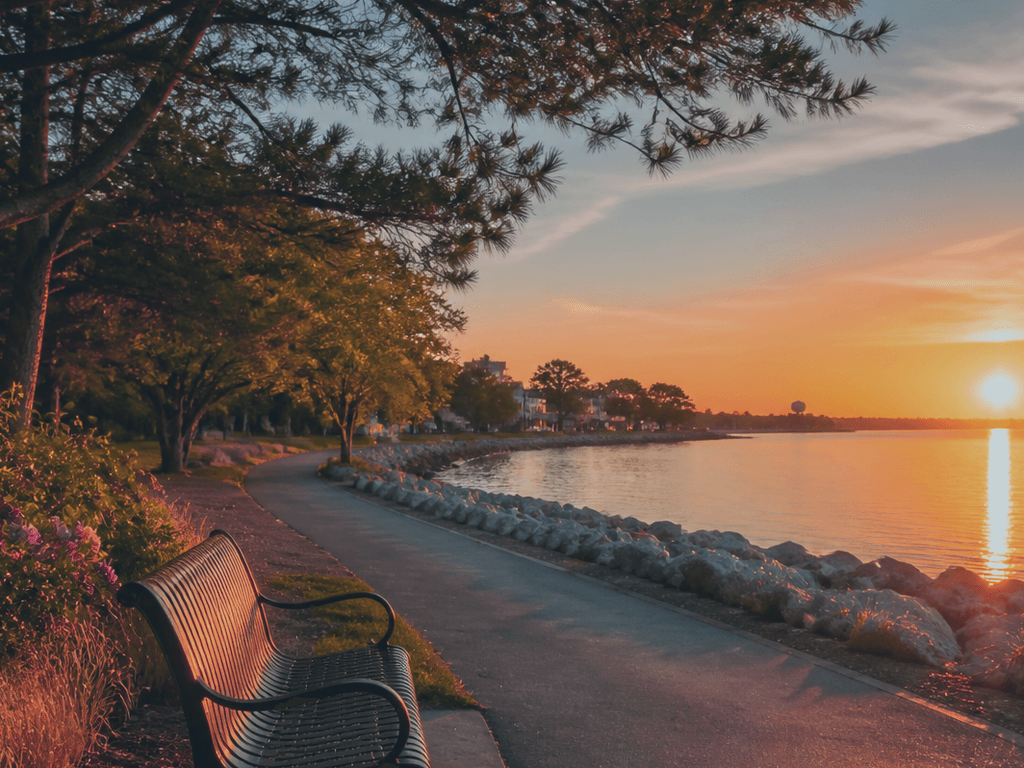 Ocean City park sunrise walk plan: make the early start gentle — supporting Beach Blog photo, Ocean City, Maryland