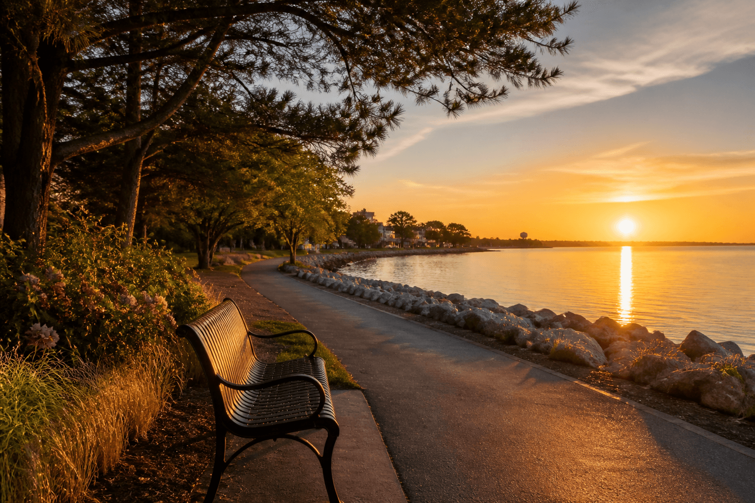 Ocean City park sunrise walk plan: make the early start gentle — Beach Blog photo, Ocean City, Maryland