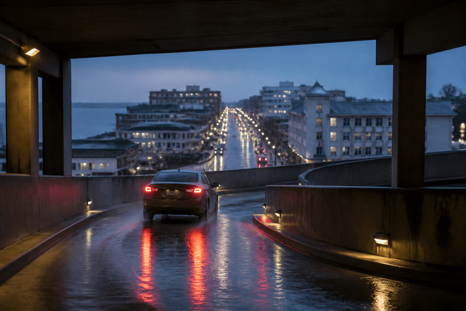 Ocean City parking garage rainy exit: leave the event without the jam — Beach Blog photo, Ocean City, Maryland