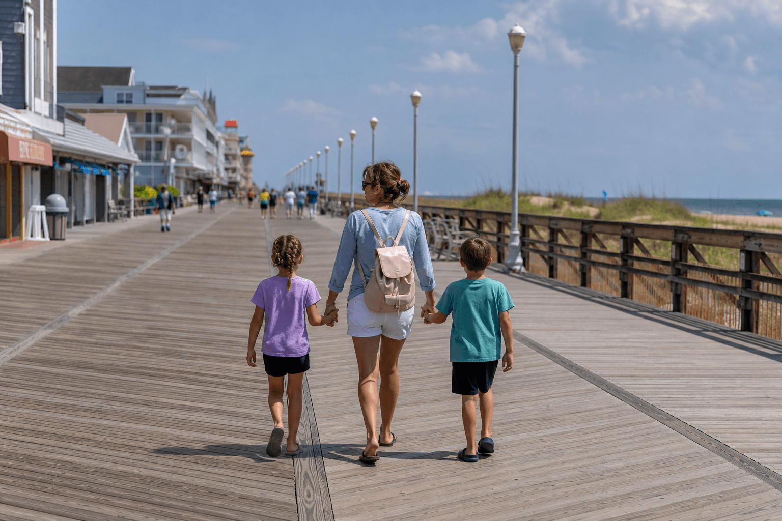 Ocean City public restroom route with kids: make it part of the plan — Beach Blog photo, Ocean City, Maryland