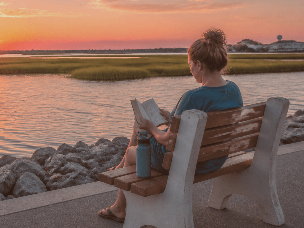 Ocean City quiet bayside book break: give the day one quiet chapter — supporting Beach Blog photo, Ocean City, Maryland
