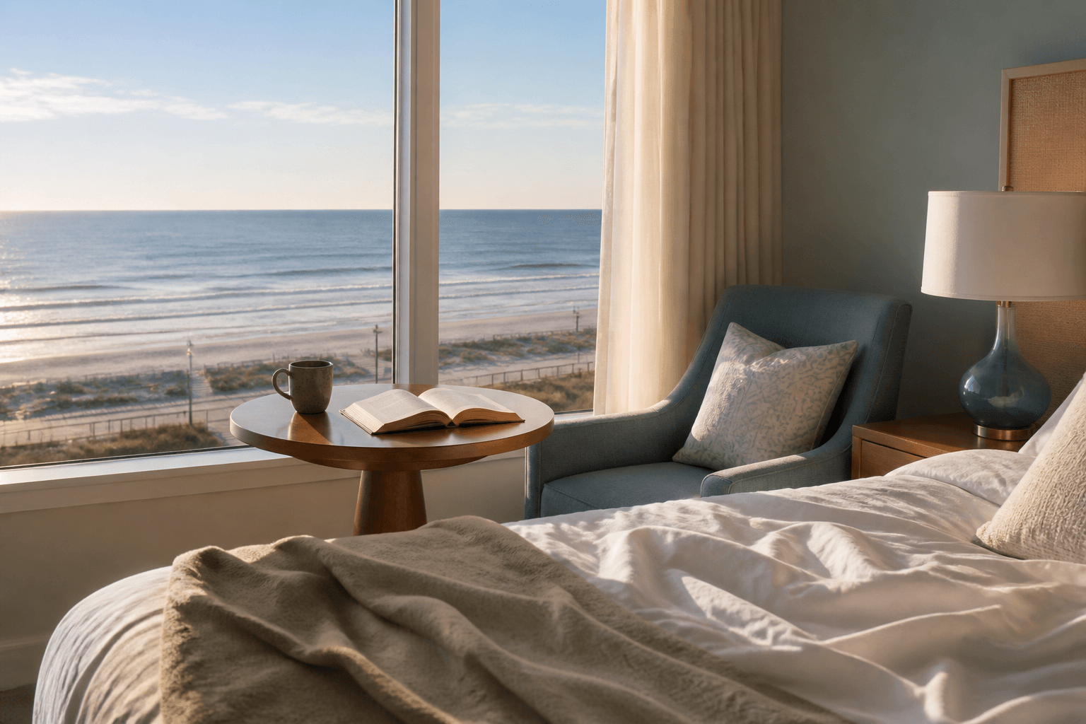 Ocean City quiet hotel morning: an over-40 reset before the crowd — Beach Blog photo, Ocean City, Maryland