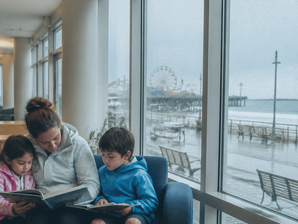 Ocean City quiet library rain stop: trade wet shoes for a reset — supporting Beach Blog photo, Ocean City, Maryland