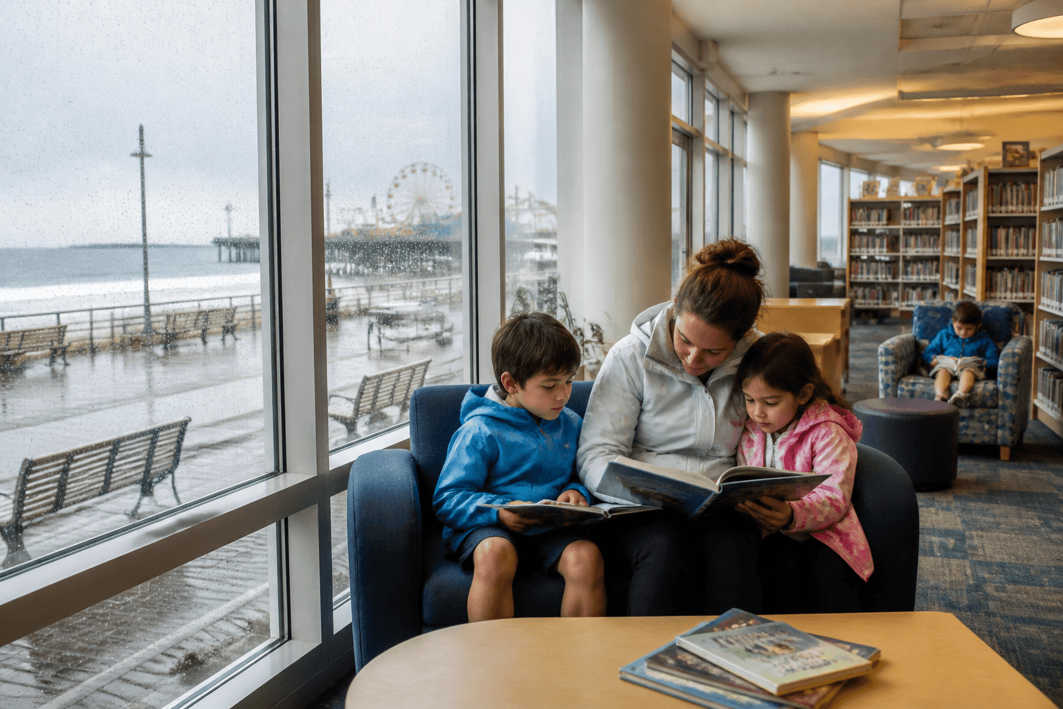 Ocean City quiet library rain stop: trade wet shoes for a reset — Beach Blog photo, Ocean City, Maryland