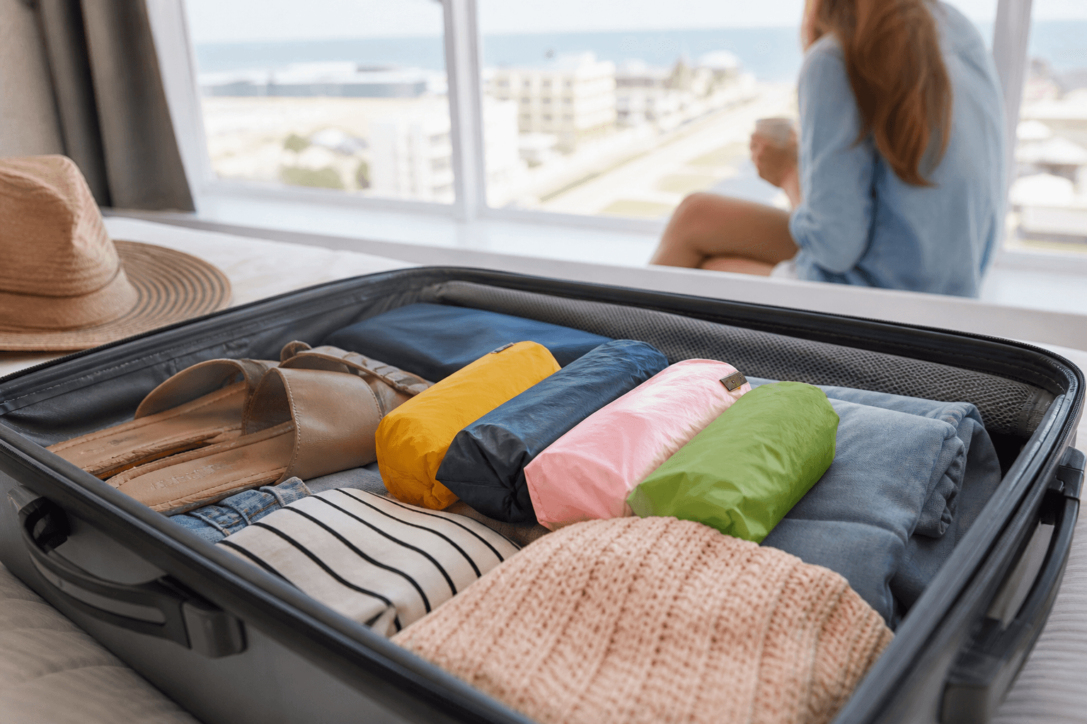 Ocean City rain poncho packing: use it without making a mess — Beach Blog photo, Ocean City, Maryland