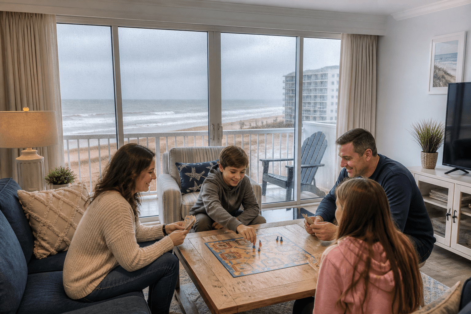 Ocean City rainy condo game night plan: choose one game before the votes start — Beach Blog photo, Ocean City, Maryland