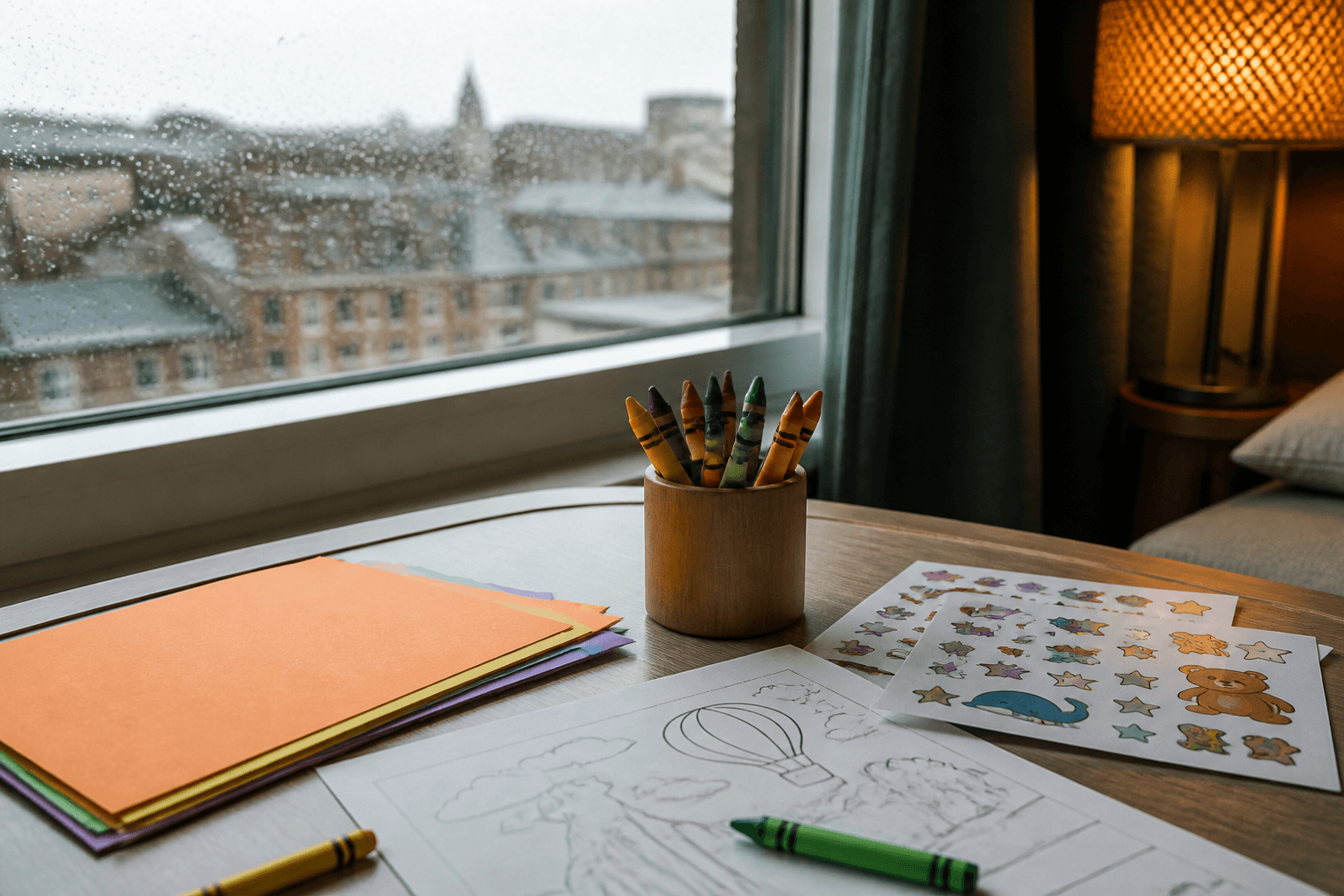Ocean City rainy-day hotel craft plan: use what fits in the tote — Beach Blog photo, Ocean City, Maryland
