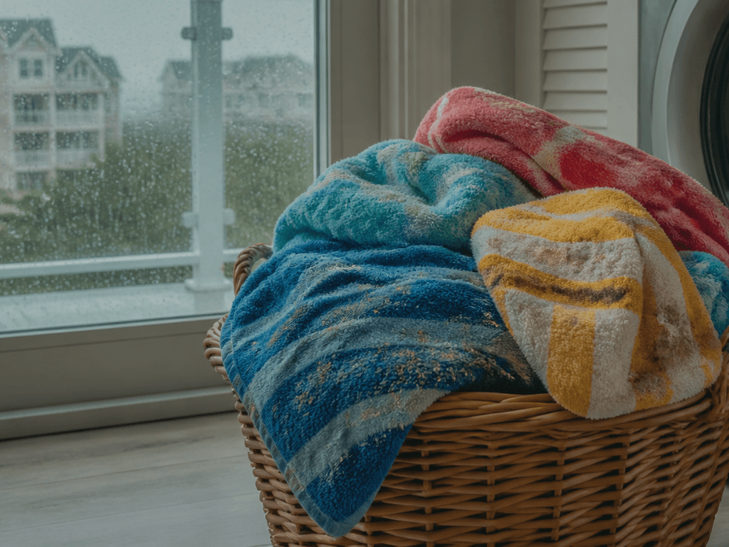 Ocean City rainy-day laundry plan: reset the beach bag — supporting Beach Blog photo, Ocean City, Maryland