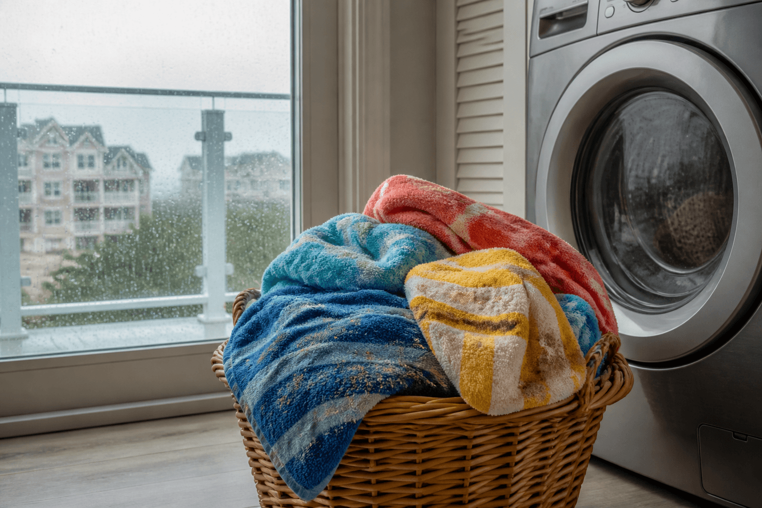 Ocean City rainy-day laundry plan: reset the beach bag — Beach Blog photo, Ocean City, Maryland