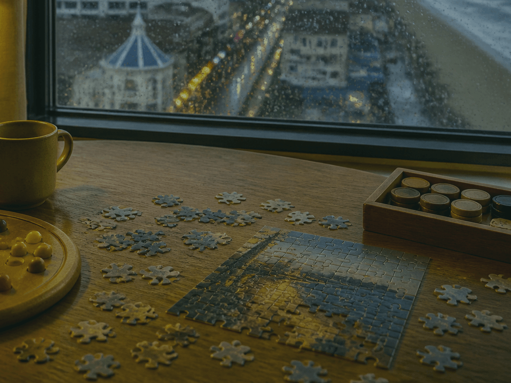Ocean City rainy-day puzzle pack: make the table the backup plan — supporting Beach Blog photo, Ocean City, Maryland