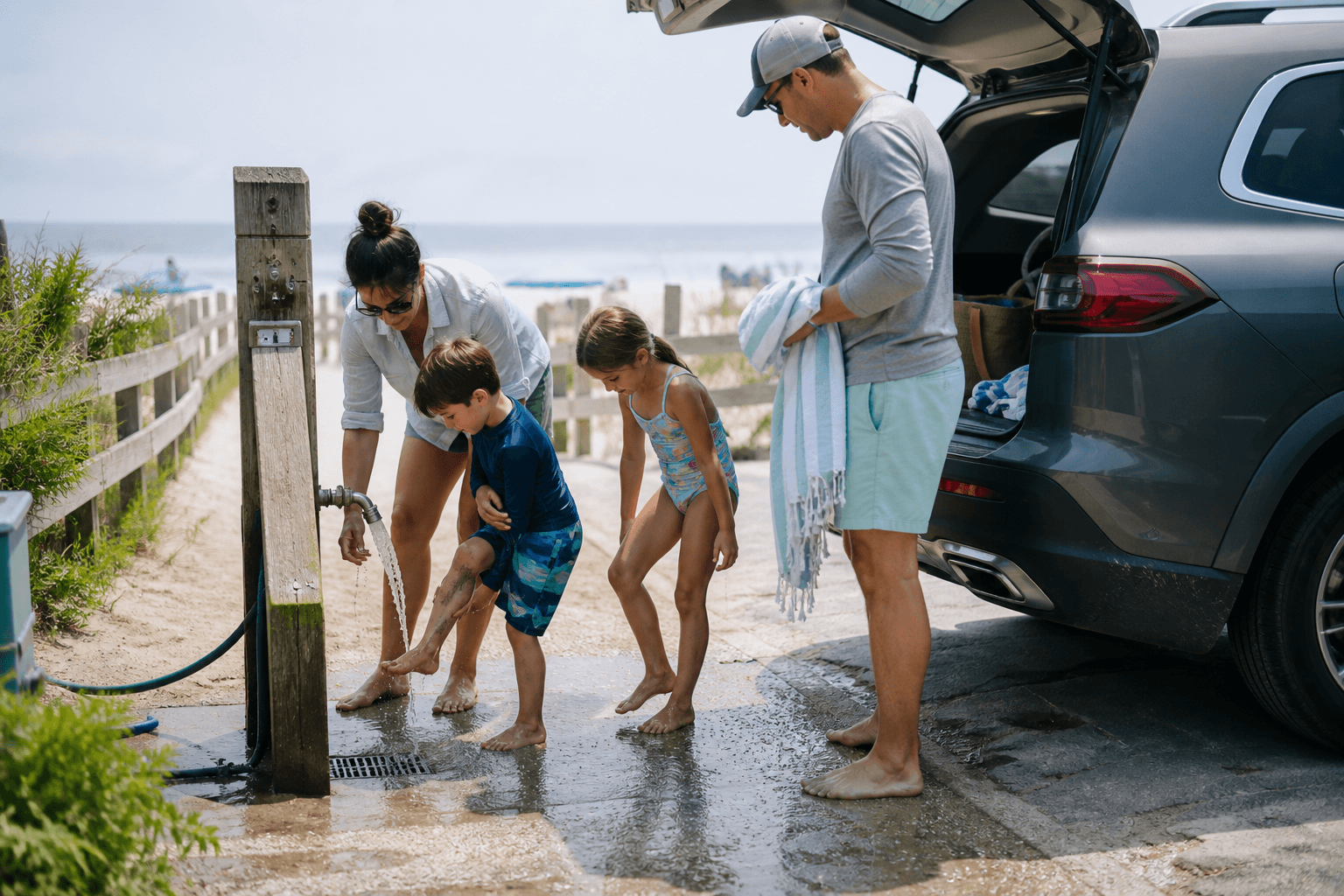 Ocean City sand-free car routine: a realistic exit plan from the beach — Beach Blog photo, Ocean City, Maryland