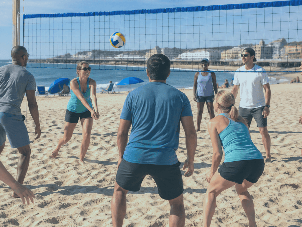 Ocean City sand volleyball beginner etiquette: join the game without the awkward part — supporting Beach Blog photo, Ocean City, Maryland