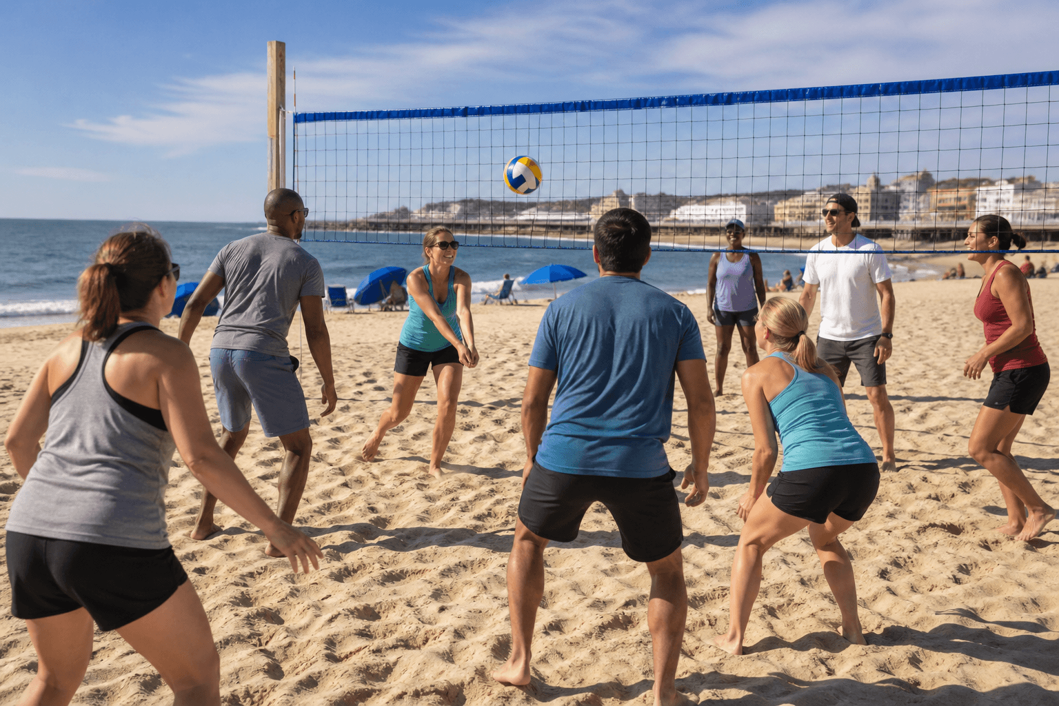 Ocean City sand volleyball beginner etiquette: join the game without the awkward part — Beach Blog photo, Ocean City, Maryland