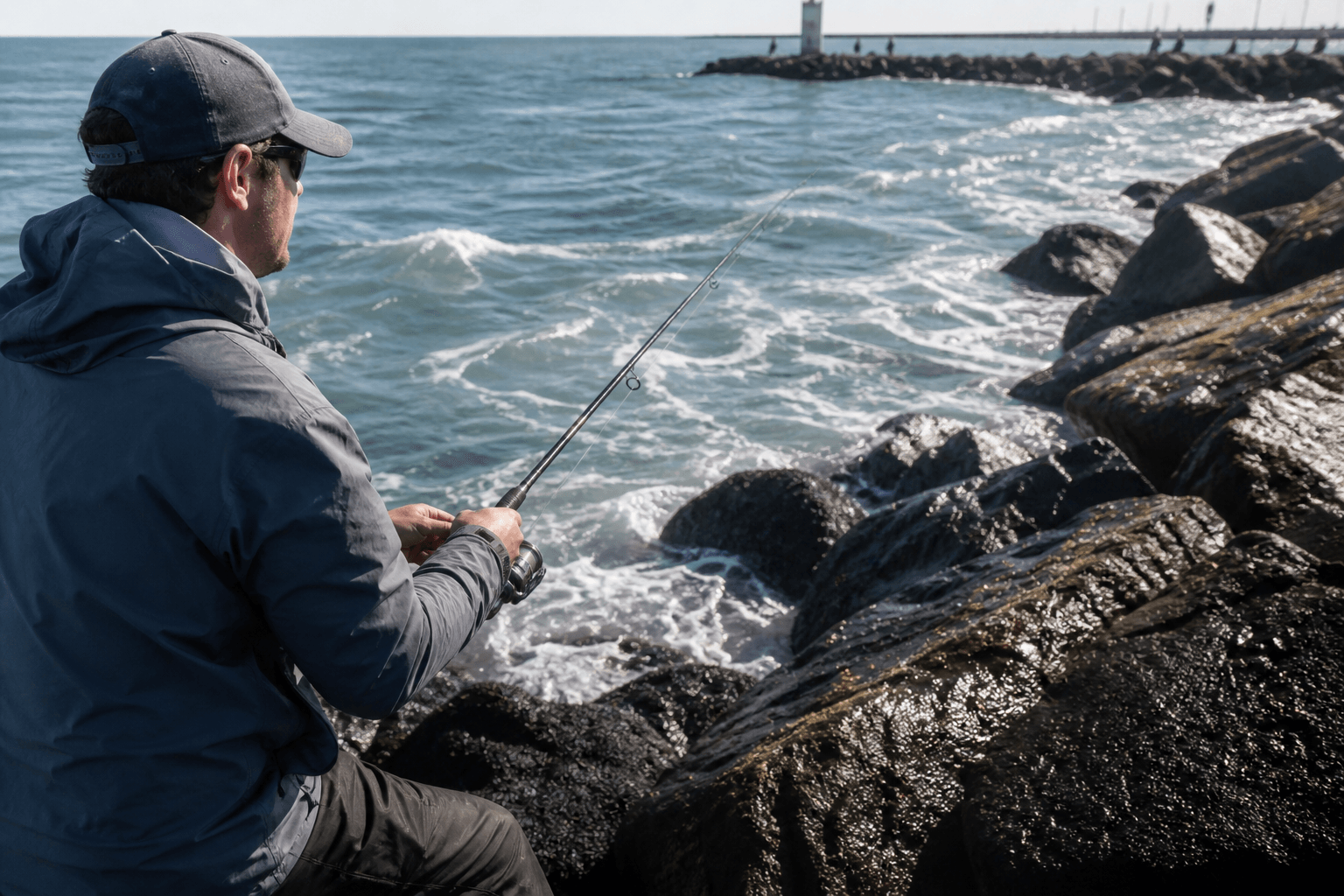 Ocean City sheepshead on inlet structure: crab chunks, sand fleas, and snag patience — Beach Blog photo, Ocean City, Maryland