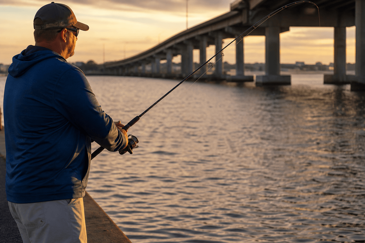 Shore flounder in Ocean City: Route 50, Stinky Beach, bulkheads, and the quieter 41st Street pier — Beach Blog photo, Ocean City, Maryland