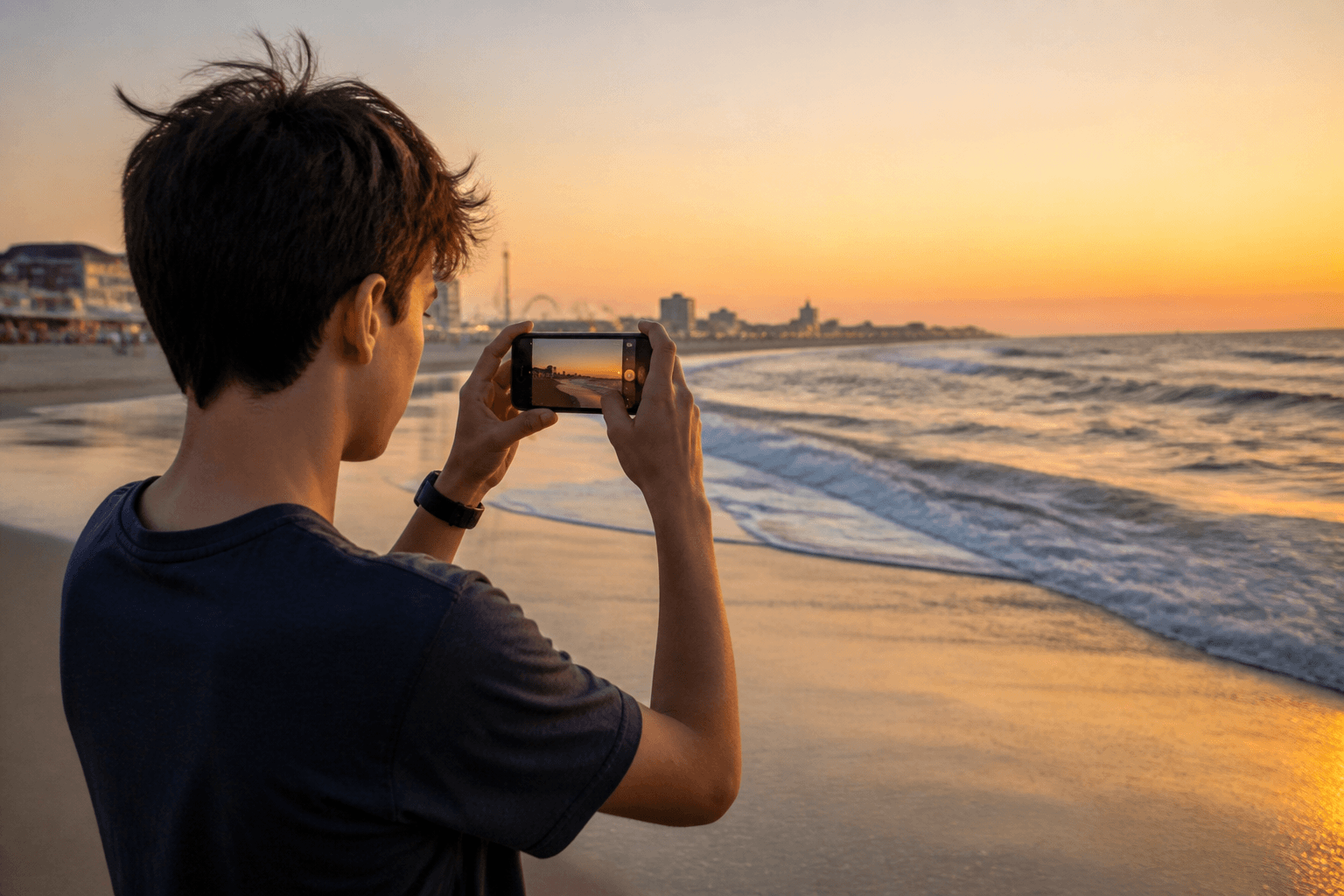 Ocean City smartphone beach photography without the sand disaster — Beach Blog photo, Ocean City, Maryland