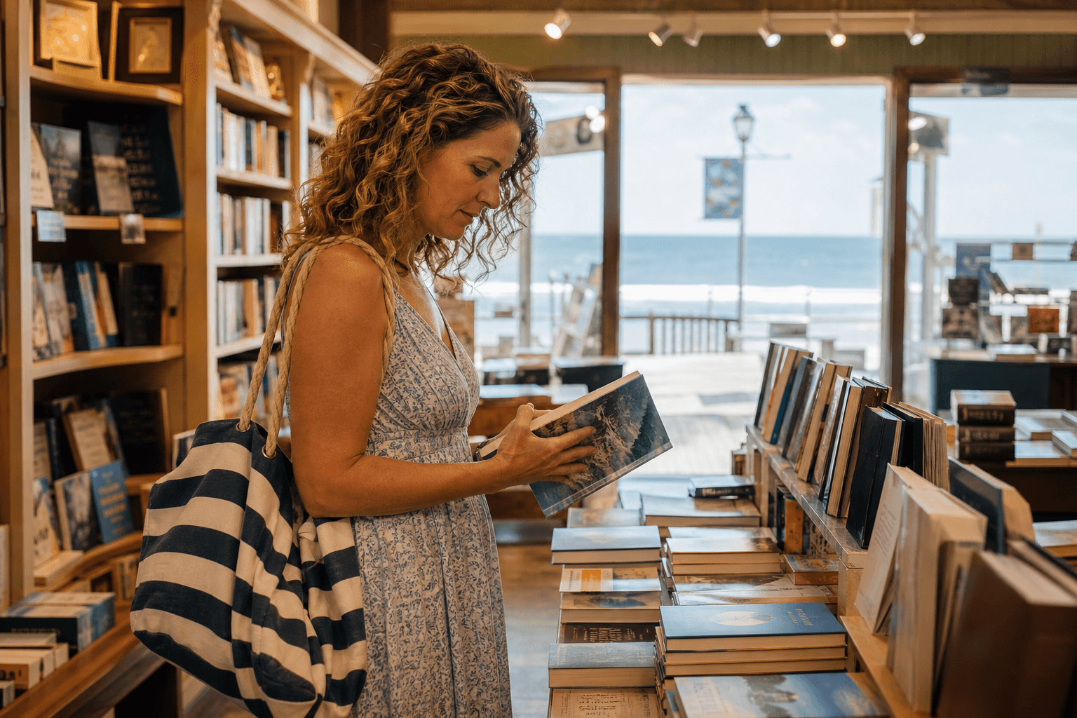 An Ocean City solo bookstore afternoon when the beach needs a break — Beach Blog photo, Ocean City, Maryland