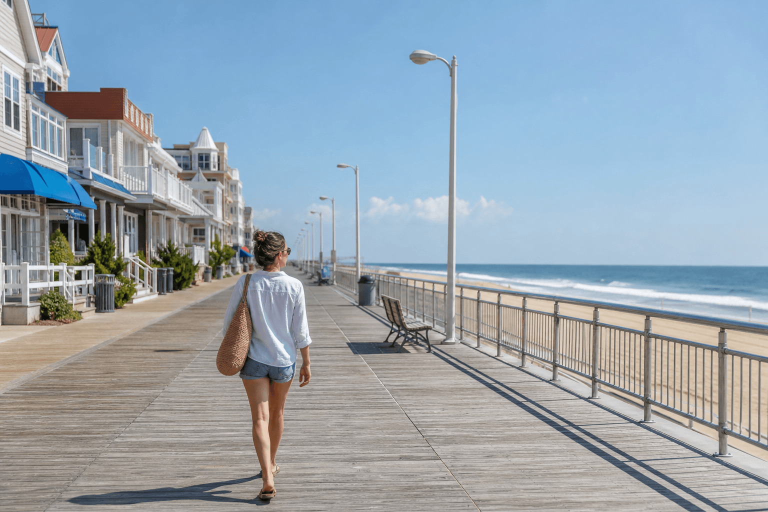 Ocean City solo lunch-break walk: a short coast reset between tasks — Beach Blog photo, Ocean City, Maryland