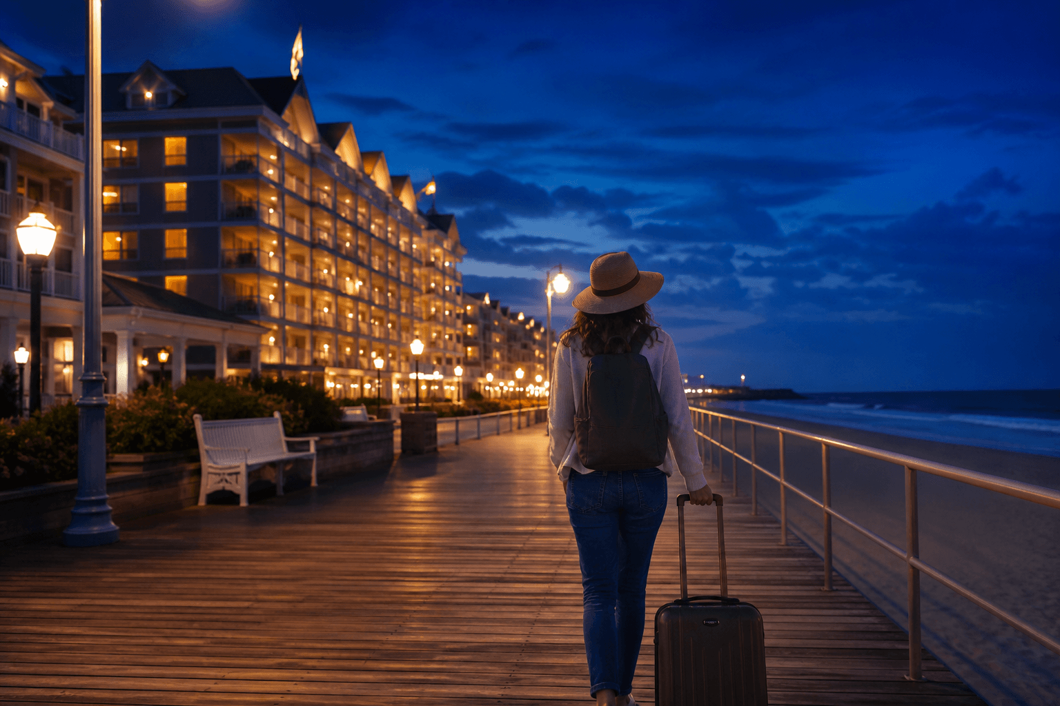 Ocean City solo weekend first night: arrive, settle, and skip the pressure — Beach Blog photo, Ocean City, Maryland