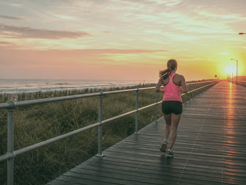 ocean city sunrise run heat smart — supporting Beach Blog photo, Ocean City, Maryland