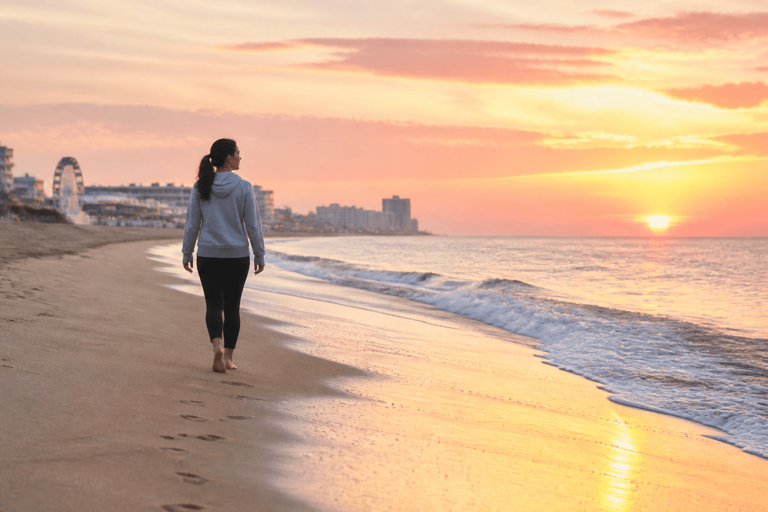 Ocean City sunrise walk solo: a calm safety-and-comfort plan — Beach Blog photo, Ocean City, Maryland