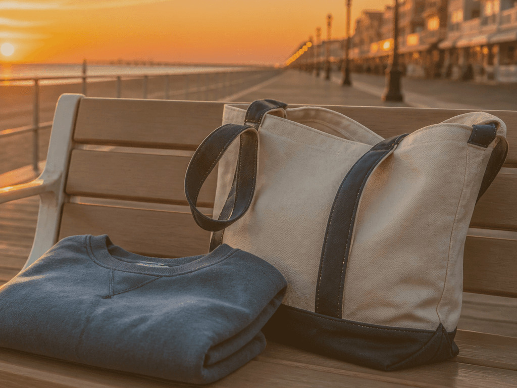 Ocean City sunset sweatshirt plan: bring the layer before you need it — supporting Beach Blog photo, Ocean City, Maryland