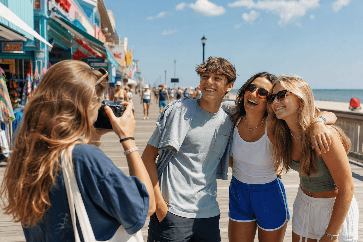 Ocean City teen photo walk: a friend-group plan with boundaries — Beach Blog photo, Ocean City, Maryland