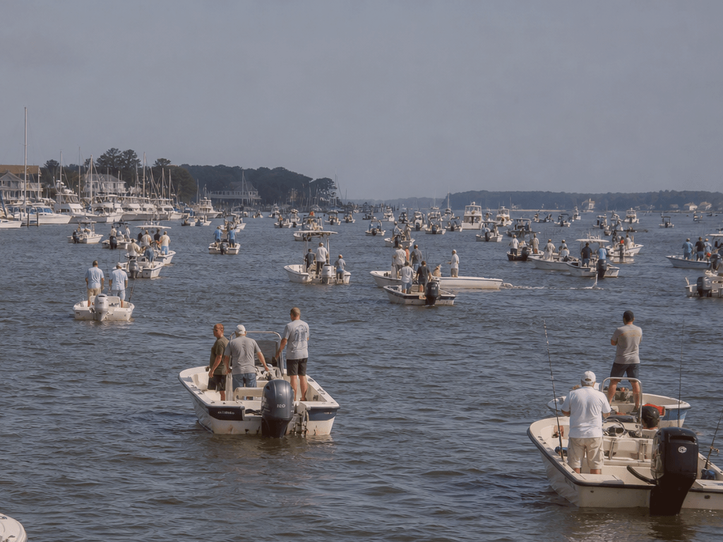 Thorofare flounder crowds: when Ocean City’s “best spot” is the wrong spot — supporting Beach Blog photo, Ocean City, Maryland