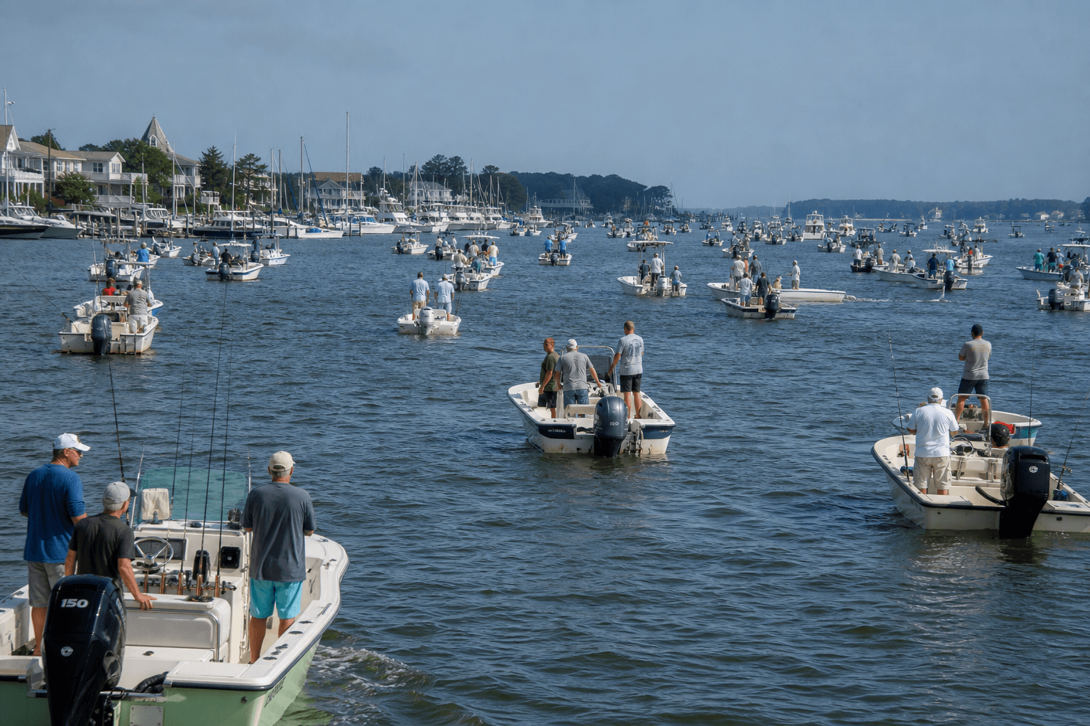Thorofare flounder crowds: when Ocean City’s “best spot” is the wrong spot — Beach Blog photo, Ocean City, Maryland