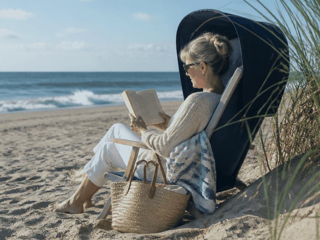 Ocean City windproof beach reading: keep the book, lose the page chase — supporting Beach Blog photo, Ocean City, Maryland