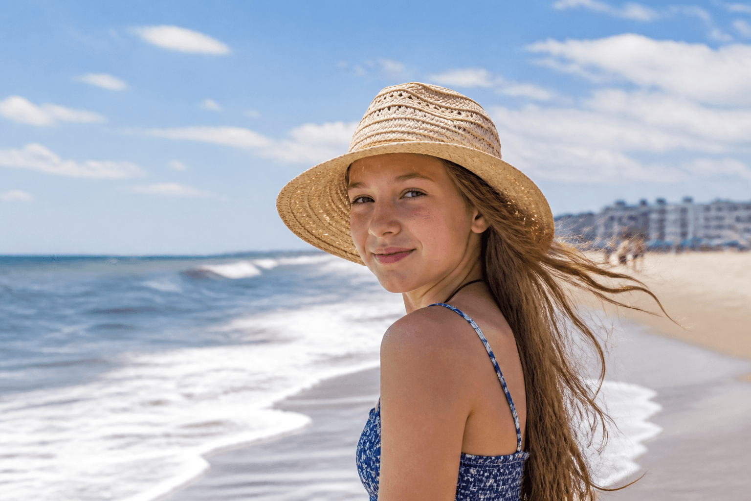 Ocean City windy-day hair and hats: the small packing plan that helps — Beach Blog photo, Ocean City, Maryland