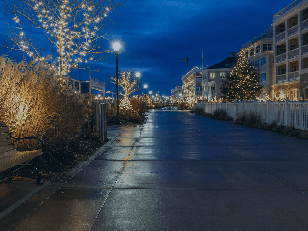 Winter lights and New Year hush: Ocean City between the holidays — supporting Beach Blog photo, Ocean City, Maryland