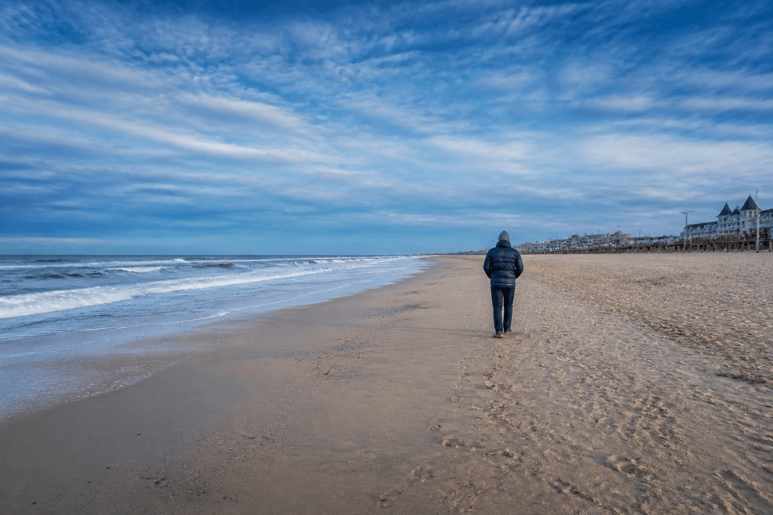 Offseason January beach walk: layers, wind, and why empty sand hits different — Beach Blog photo, Ocean City, Maryland
