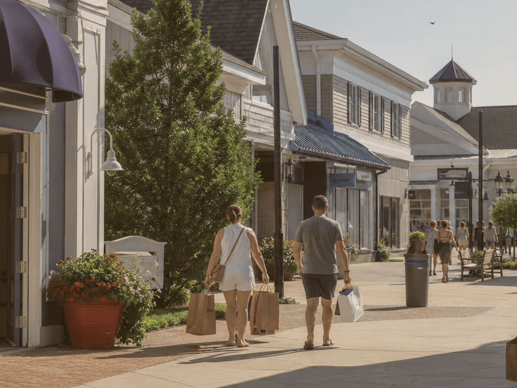 Outlet morning before the heat: a shopping mission with an exit time — supporting Beach Blog photo, Ocean City, Maryland
