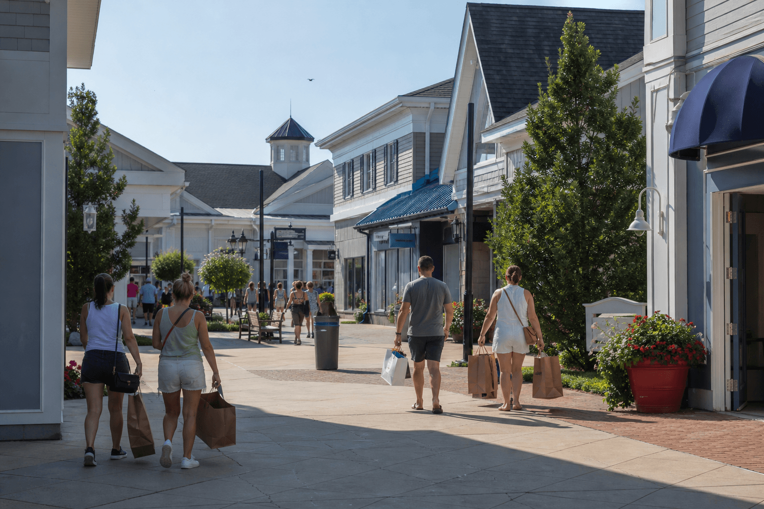 Outlet morning before the heat: a shopping mission with an exit time — Beach Blog photo, Ocean City, Maryland