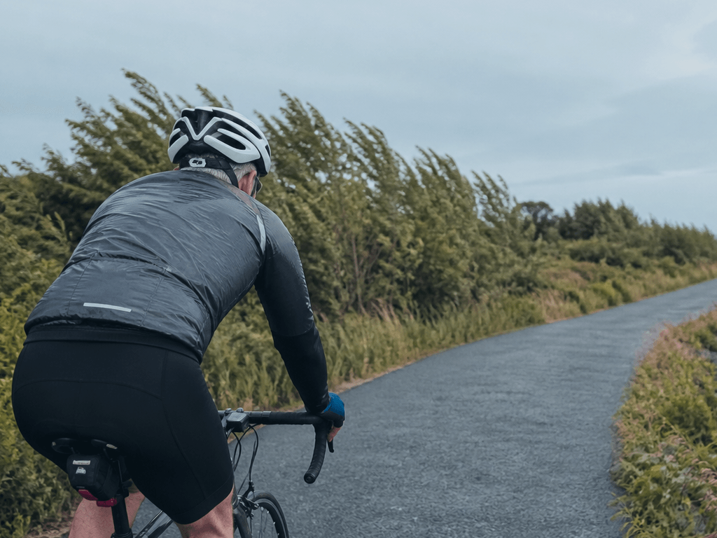 Pedal cadence in headwinds: spin, don't mash — supporting Beach Blog photo, Ocean City, Maryland