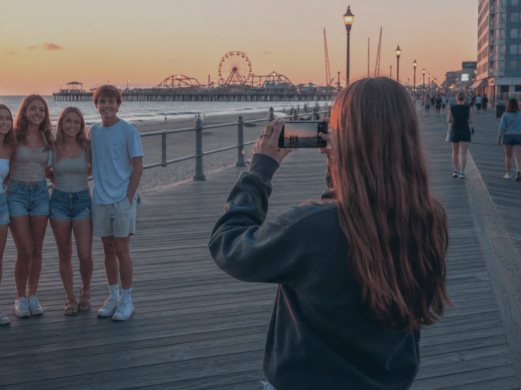 Photo spots without walking the Boards twice — supporting Beach Blog photo, Ocean City, Maryland