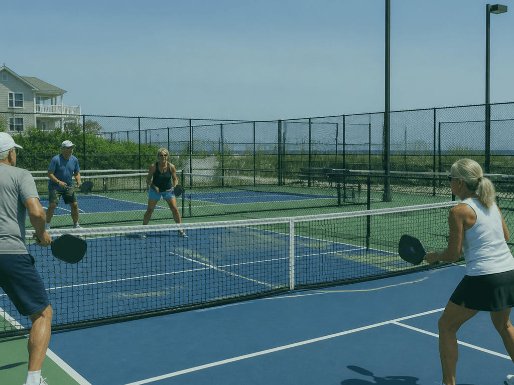 Pickleball vacation hours that do not hijack the week: play, then beach — supporting Beach Blog photo, Ocean City, Maryland