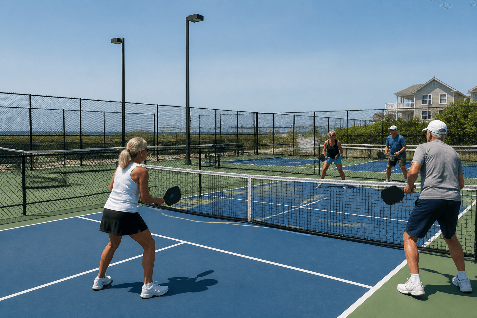 Pickleball vacation hours that do not hijack the week: play, then beach — Beach Blog photo, Ocean City, Maryland