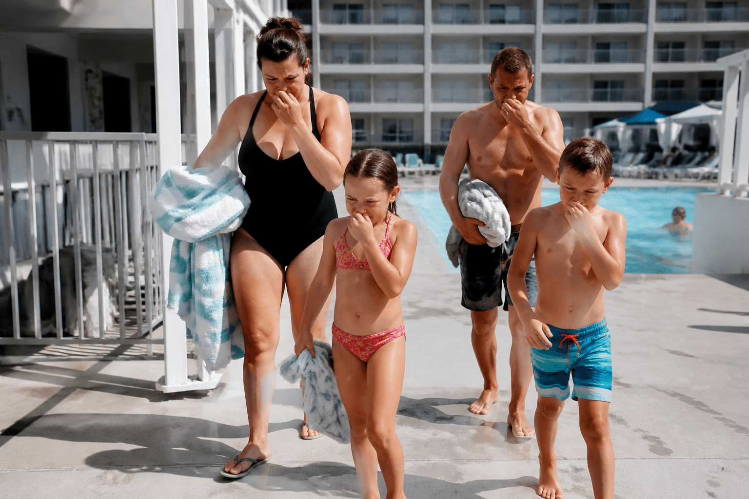 Pool chemical smell: leave if eyes burn — Beach Blog photo, Ocean City, Maryland