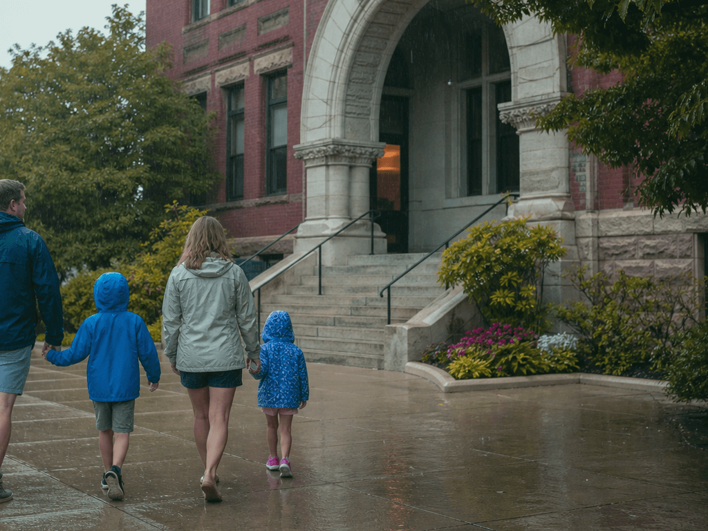 Rainy-day museum timing: go when the storm starts — supporting Beach Blog photo, Ocean City, Maryland