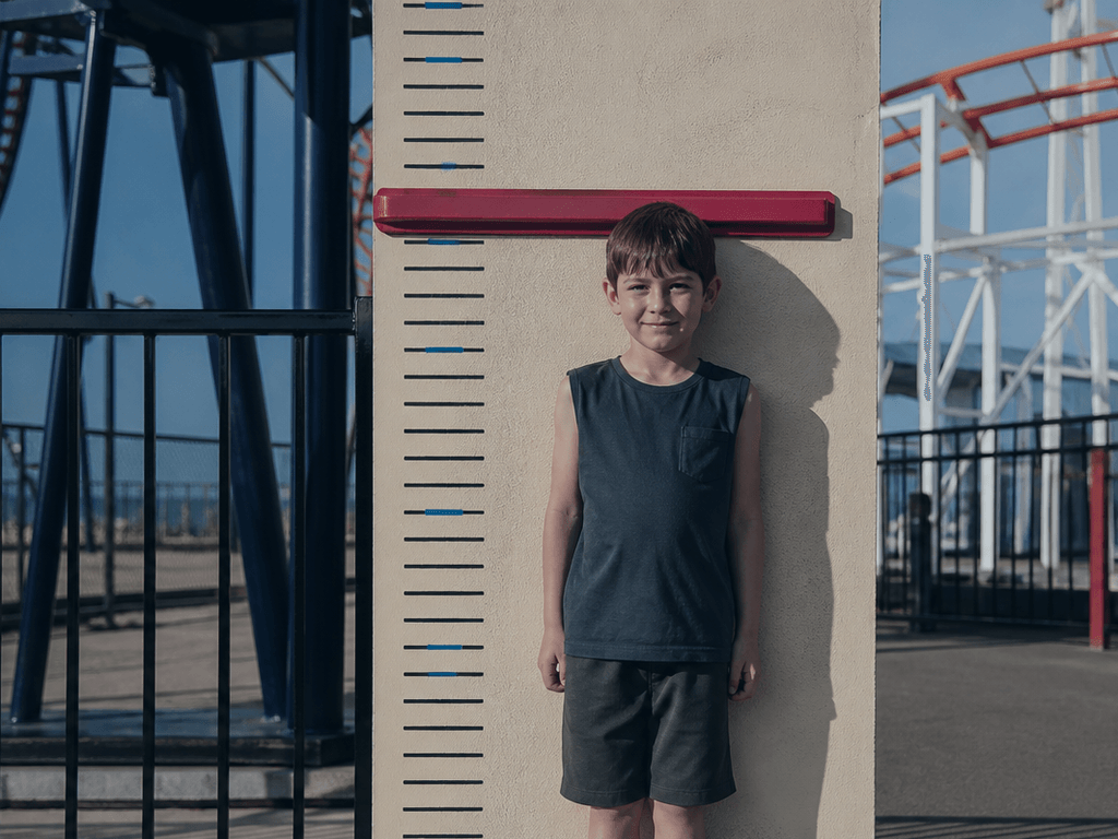 Ride height stick photo: settle arguments early — supporting Beach Blog photo, Ocean City, Maryland