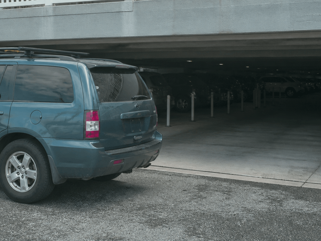 Roof rack pads in condo garages: height lies — supporting Beach Blog photo, Ocean City, Maryland