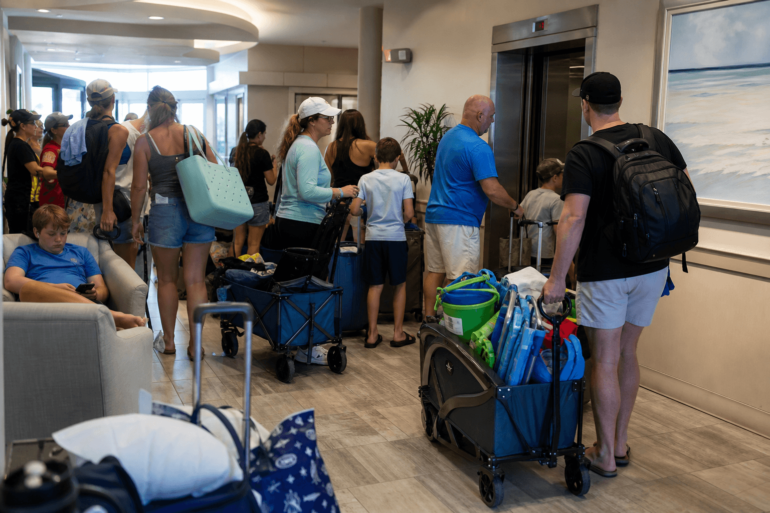 Saturday turnover chaos in rentals: arrive soft, stage gear, survive the lobby — Beach Blog photo, Ocean City, Maryland