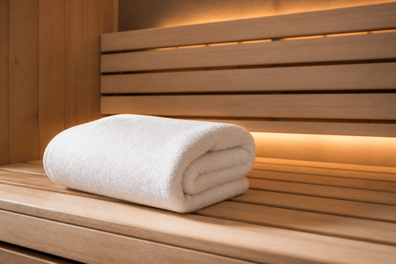 Hotel sauna towel sit: hygiene is the rule — Beach Blog photo, Ocean City, Maryland