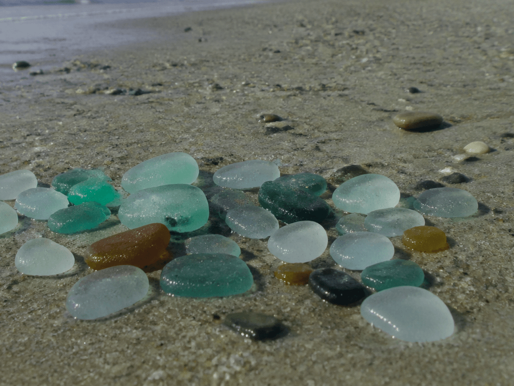 Sea glass etiquette: admire more than you pocket — supporting Beach Blog photo, Ocean City, Maryland