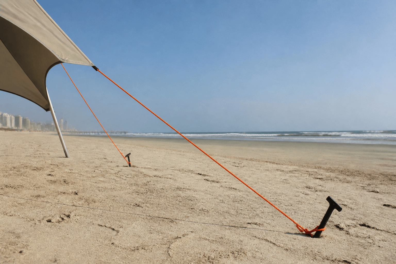 Shade tent stakes and guylines: pack the kit — Beach Blog photo, Ocean City, Maryland