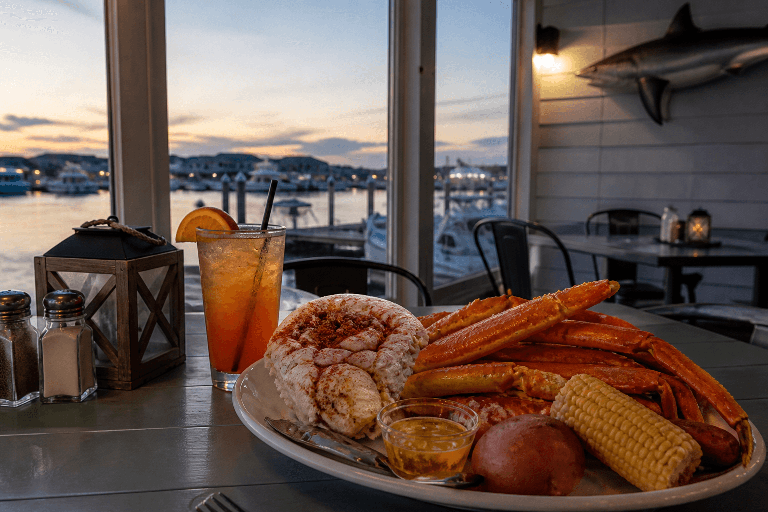 The Shark on the Harbor: West OC dinner with a menu that moves — Beach Blog photo, Ocean City, Maryland