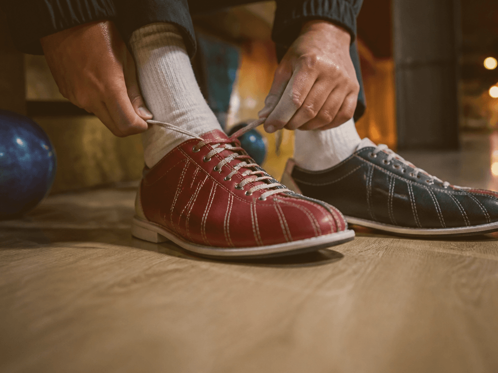 Bowling shoe covers: pack thin socks anyway — supporting Beach Blog photo, Ocean City, Maryland