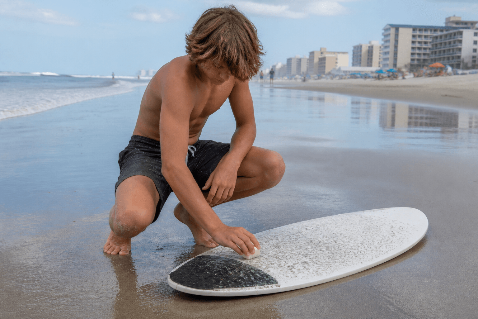 Skimboard wax and sand grip: traction without overthinking — Beach Blog photo, Ocean City, Maryland